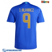 Fotballdrakt Herre Argentina Julian Alvarez #9 Bortedrakt Copa America 2024 Kortermet